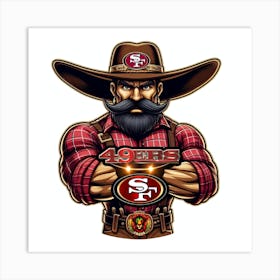 San Francisco 49ers Queenz Fashions Art Print