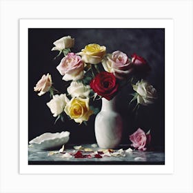 Rose Petals Art Print