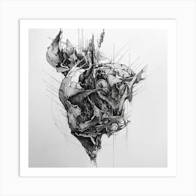 Skull 2 Art Print