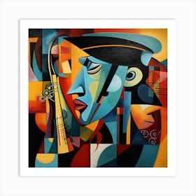 Saxophone Player 31 Art Print