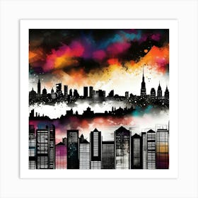 New York City Skyline 66 Art Print