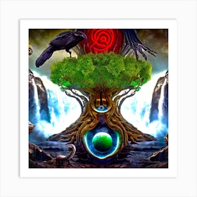 Tree Of Qliphoth Adventure Beyond The Mask 2 Art Print