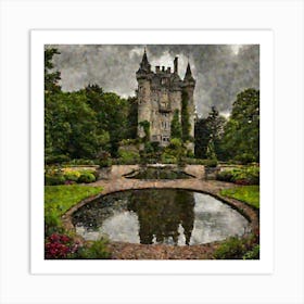 Castle In Scotland Art Print