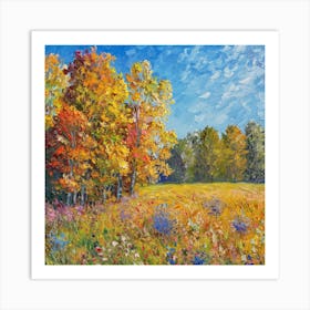 Autumn In The Meadow 1 Art Print