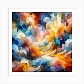 Abstract Painting 134 Art Print