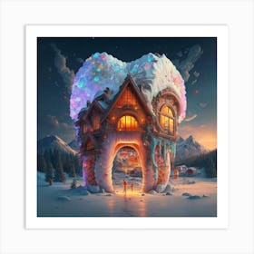 Tooth House 1 Art Print