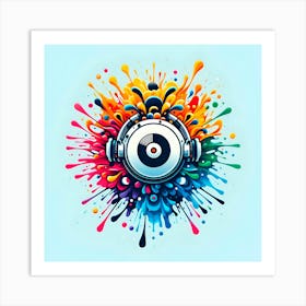 Colorful Dj 1 Art Print