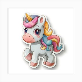 Unicorn Sticker 157 Art Print