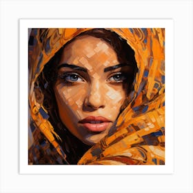 Portrait Of A Woman 24 Art Print