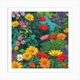 Wildflowers Art Print