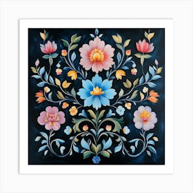 Floral Painting Art 1 Art Print