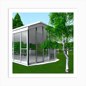 Glass House Art Print