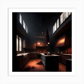 Dark Kitchen2001 Art Print