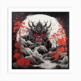 Asian Demon Art Print