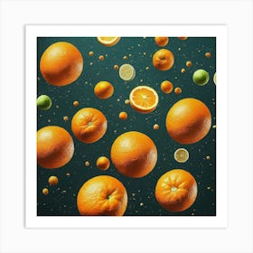 Oranges In The Air 1 Art Print