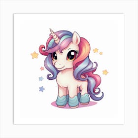 Cute Unicorn 459 Art Print