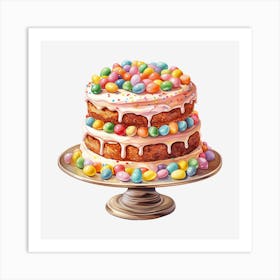 Easter Cake 2 Art Print