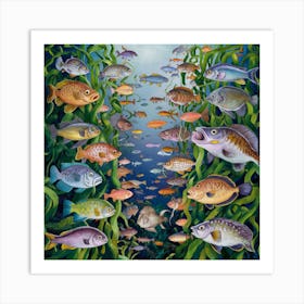 Tropical Fish (4) Art Print