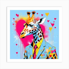 Giraffe 7 Art Print