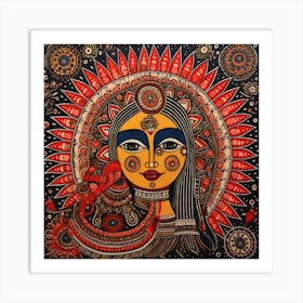 Indian Woman 2 Art Print