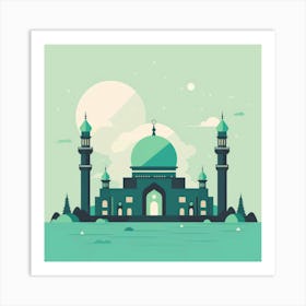 Muslim Mosque Art Print