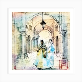 Arabic Women Art Print