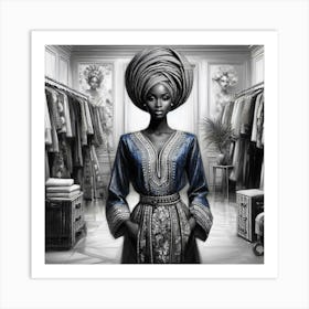 Afrofuturism Color Pop-9 Art Print