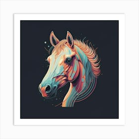 Horse Head 2 Art Print