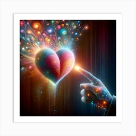 Heart Of Love Art Print