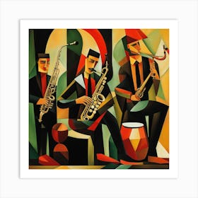 Jazz Musicians Art Print
