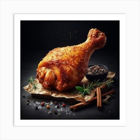 Chicken Food Restaurant78 Art Print