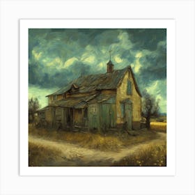 Old House In The Countryside 1 Art Print