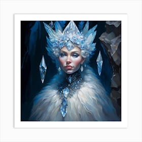 Ice Queen 2 Art Print