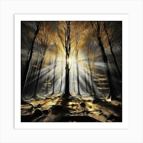 Dark Forest 29 Art Print