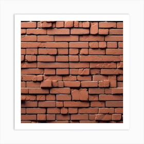 Brick Wall Texture 1 Art Print