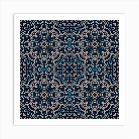 Tartan plaid pattern with texture and wedding color 4 Art Print