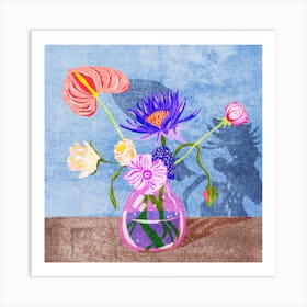 Arranged Flowers Art Print