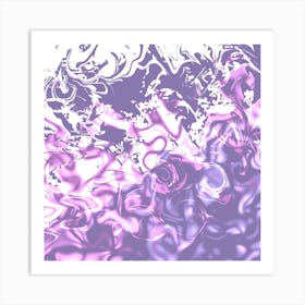 Abstract Lilac Art Print
