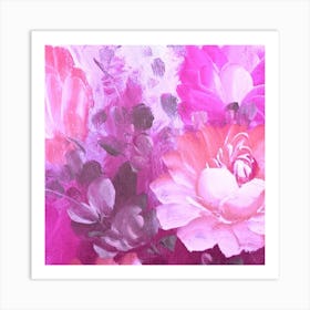 Pink Roses Art Print