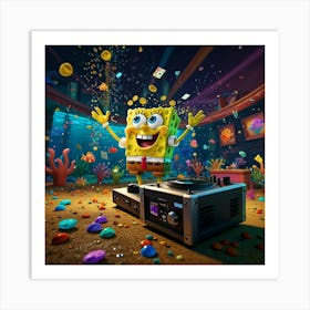 Spongebob Squarepants Art Print