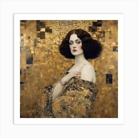 Gustav Klimt "Portrait of Adele Bloch-Bauer I," Art Print