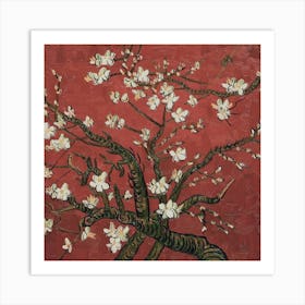 Blossoming Almond Tree 2 Art Print