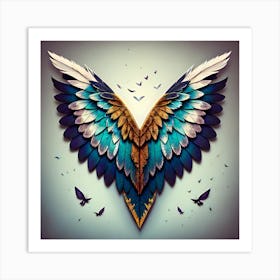 Wings Of A Bird Art Print