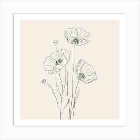 Poppies 65 Art Print