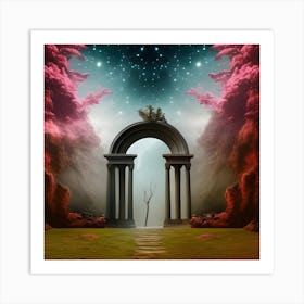 The Bold within the Arch Art Print