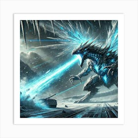 A Futuristic Sci Fi Depiction Of Shard Volley In A Art Print