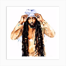 Reggae Artist Art Print