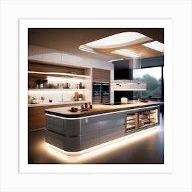 Modern Kitchen Lighting 1 Art Print