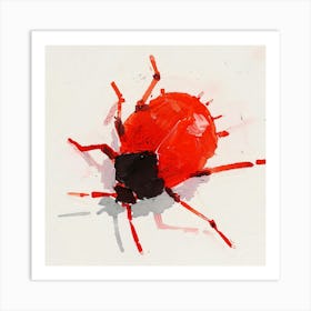 Red Ladybug Art Print