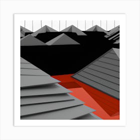 Geometric Landscape 1 Art Print